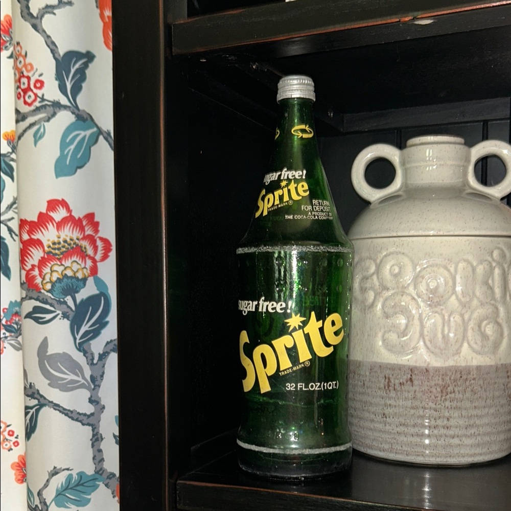 Sprite Sugar Free 32 fl oz Green Bottle